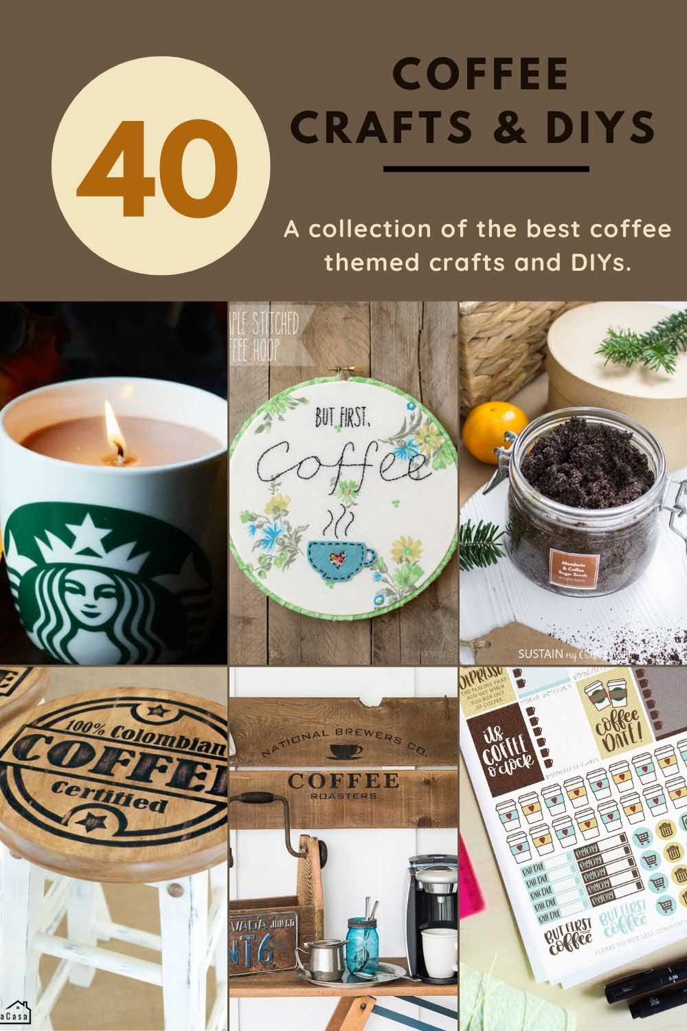 The Best Coffee Crafts & DIYs for Coffee Lovers -Pillarboxblue
