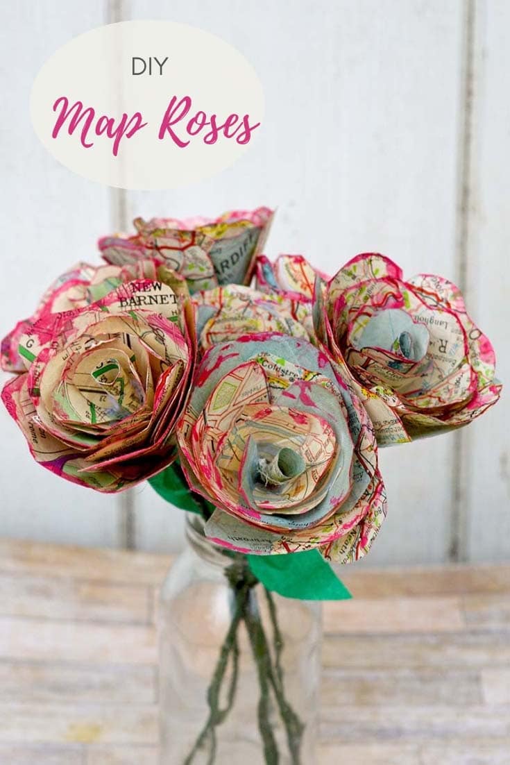 How to make Paper Rose Flower Bouquet, DIY Birthday Gift ideas, Easy  Craft ideas