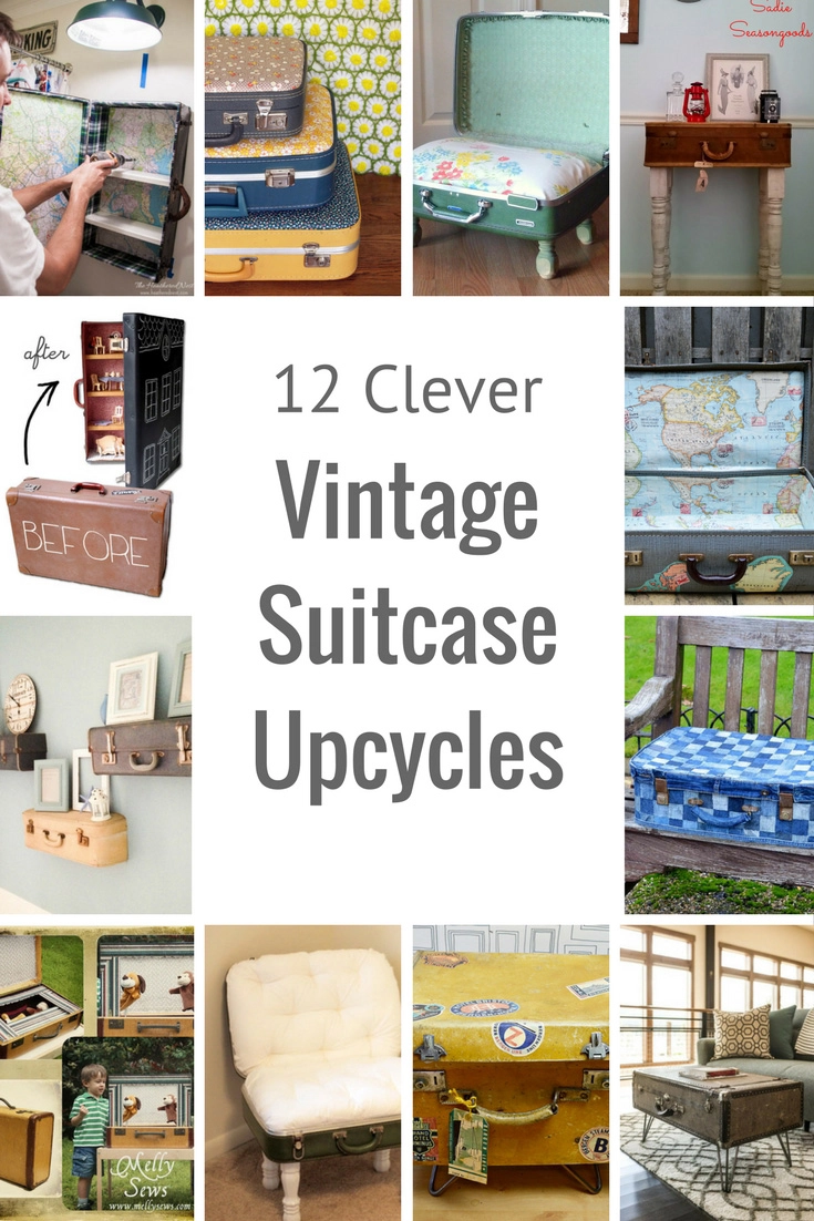 7 DIY Ways to Upcycle Vintage Suitcases