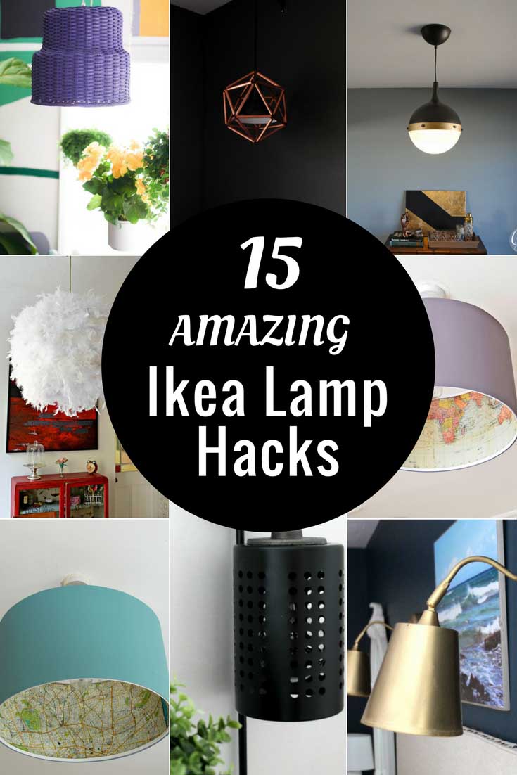 hebben aantrekken criticus 15 Of The Most Unique Ikea Lamp Hacks - Pillar Box Blue