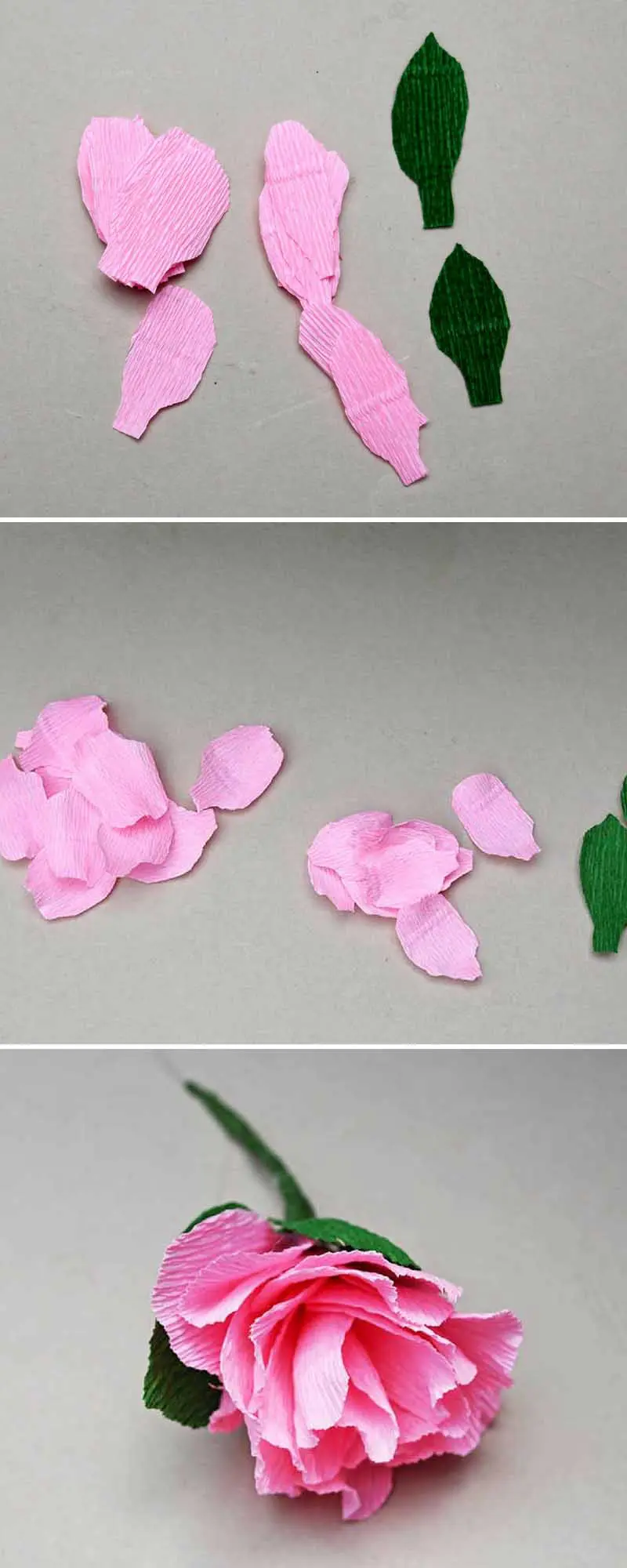 Hawaiian Paper Flowers - DIY Tropical Paper Flowers Party Decor
