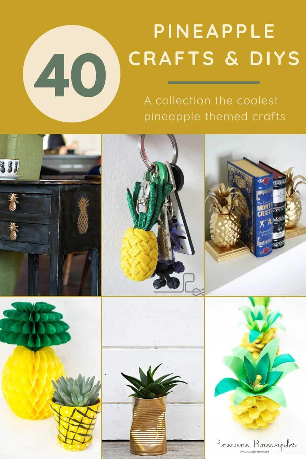 Fun Pineapple Crafts Projects You Will Love To Make Pillar Box Blue