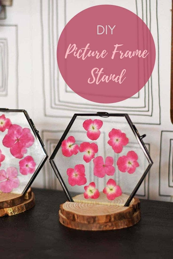 How To Make A Unique DIY Picture Frame Stand - Pillar Box Blue