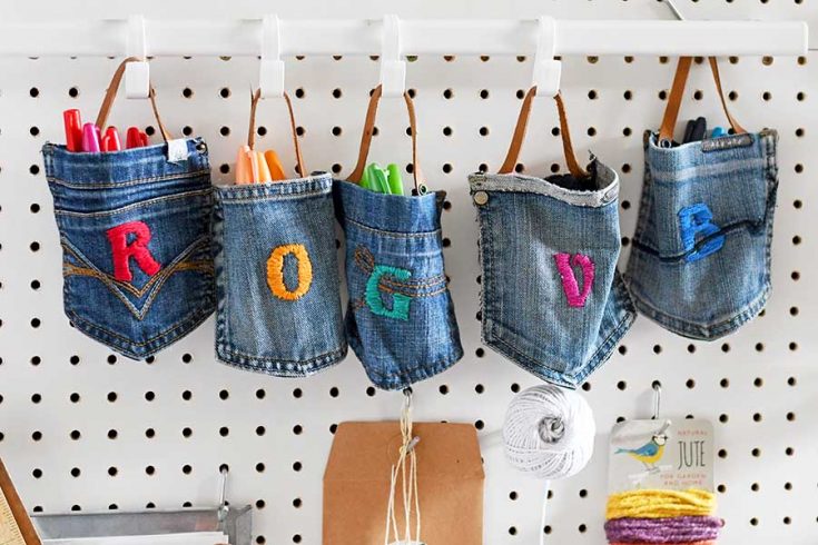 How to Recycle Old Jeans (+15 Easy Craft Ideas) - Fabulessly Frugal