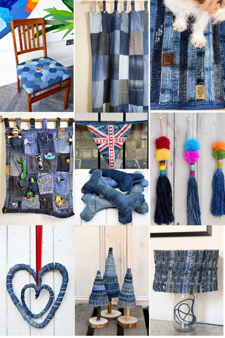 The Best Ways Of Upcycling Fabrics For The Home - Pillar Box Blue