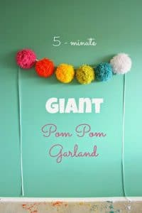 35 Fantastic Pom Pom Crafts Ideas For Adults - Pillar Box Blue