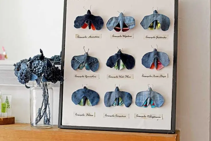 12 Red Plastic Craft Butterflies, Craft Butterflies, Butterflies
