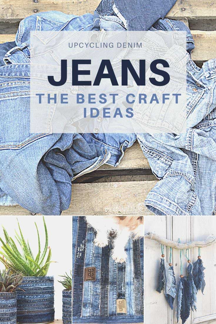 21 Awesome Ways To Use Old Denim Jeans - DIY Projects for Teens