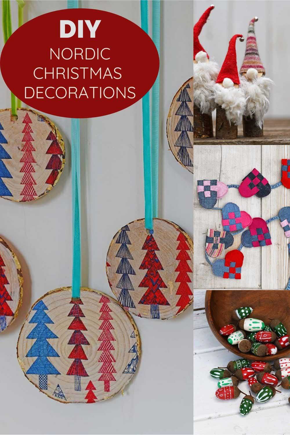 The Best DIY Scandinavian Christmas Decorations - Pillar Box Blue