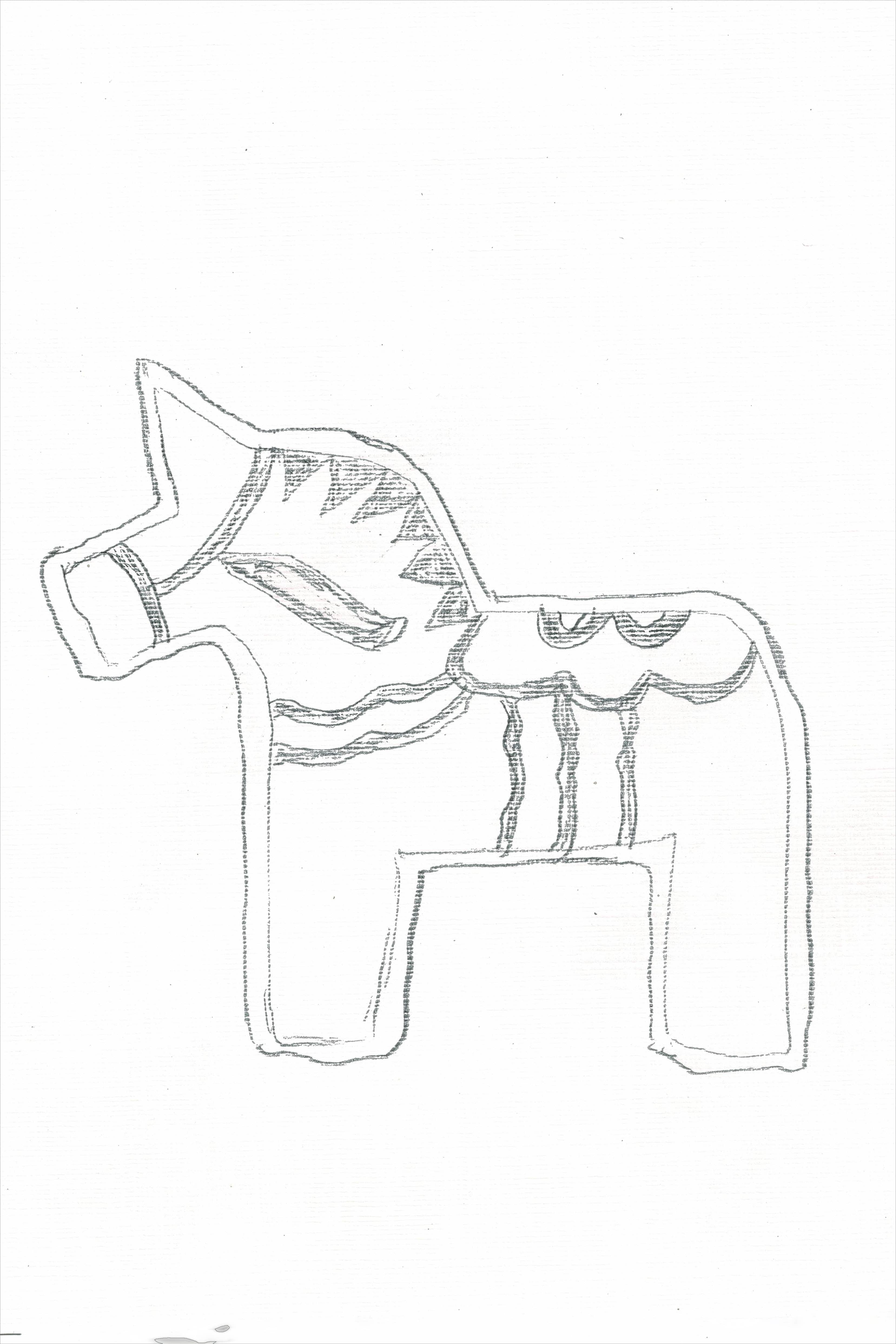 Dala Horse Ornament — SHIELDMAIDEN'S SANCTUM