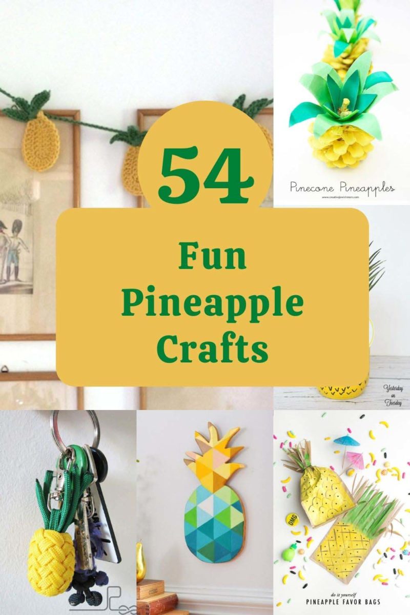 59 Tropical Pineapple Crafts To Sweeten Your Diy Projects Pillar Box Blue 8569