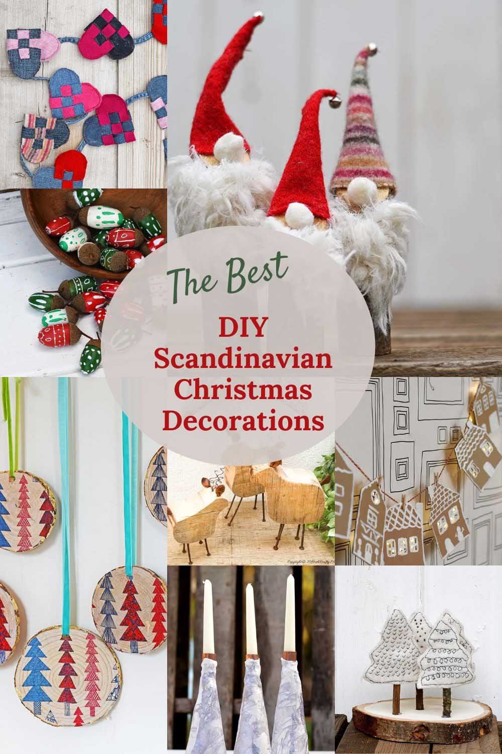 The Best DIY Scandinavian Christmas Decorations - Pillar Box Blue