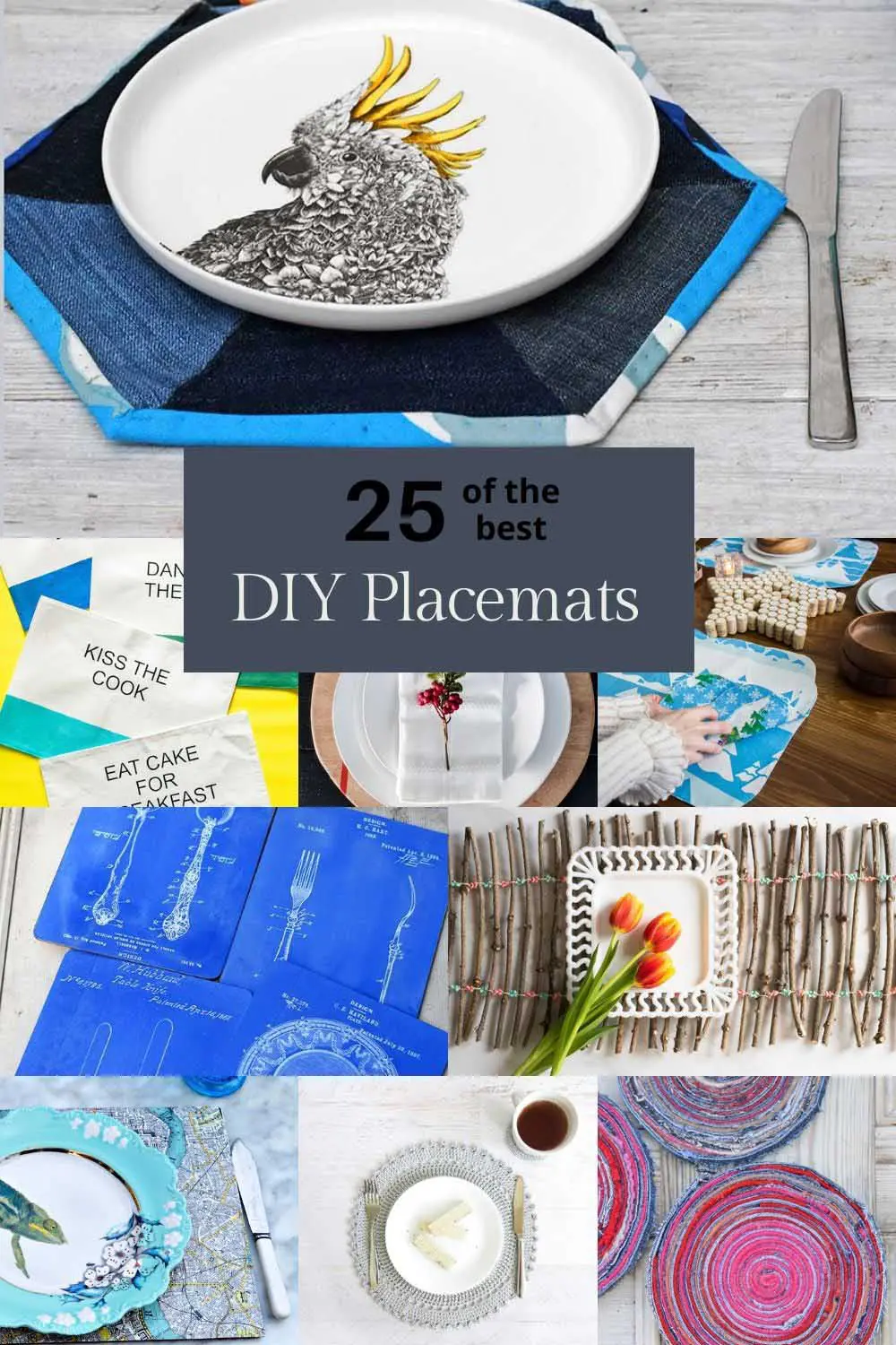 The Best Ideas For Making Placemats for Your Tables - Pillar Blue