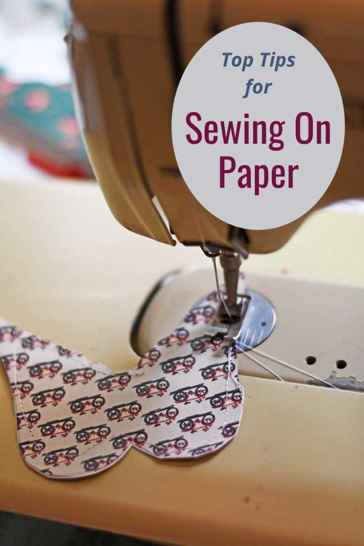 The Best Sewing On Paper Tips and Ideas Pillar Box Blue