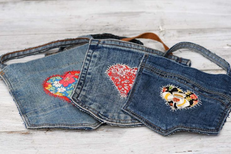 Where Your Treasure Is: Weekly Project: Blue Jean Purse