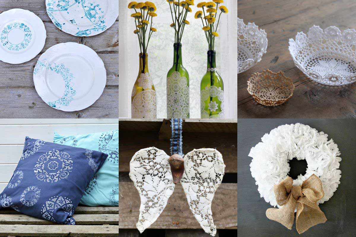SHARING CREATIVE IDEAS FOR USING THOSE VINTAGE AND PAPER DOILIES - The Idea  Room