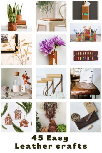 48 Easy Leather Projects: Inexpensive Crafts That Look Luxurious ...