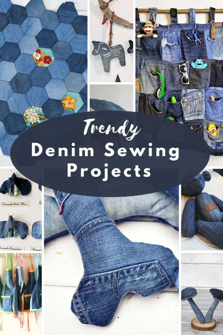 How to Upcycle Blue Jeans into A Denim Tote Bag - Inspired Quilting by Lea  Louise