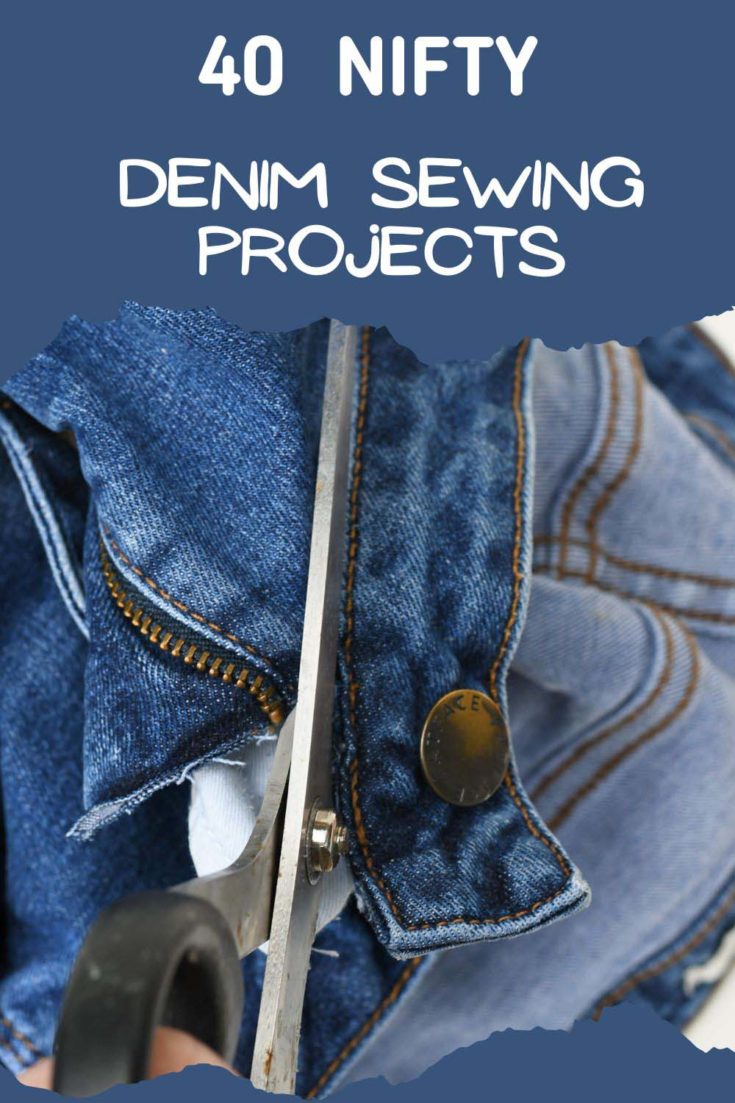 Unique Denim Sewing Projects - Fun Ways To Upcycle Your Old Jeans - Pillar  Box Blue