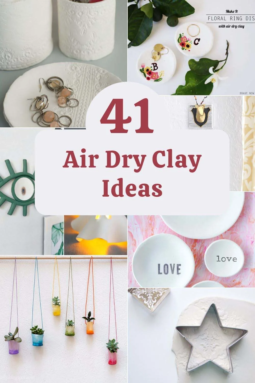 DIY Glaze For Air Dry Clay Crafts 