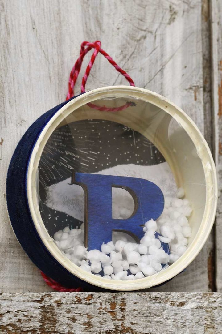 DIY Personalized Christmas Ornaments -Everyone Will Want - Pillar Box Blue