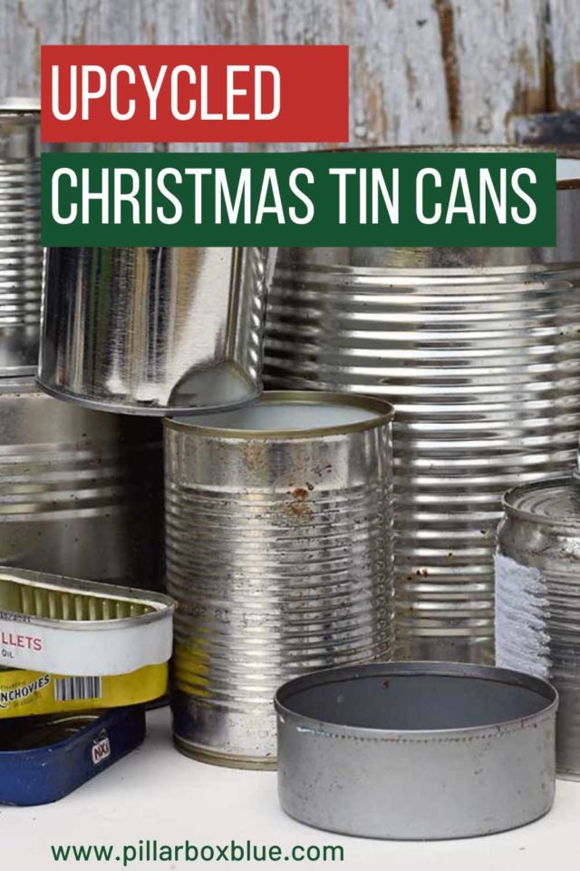 The Best Tin Can Christmas Crafts For The Holiday Season Pillar Box Blue