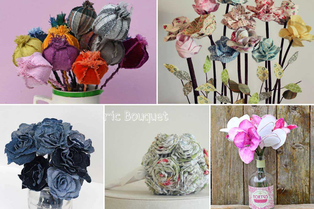 How to Make No Sew Fabric Flowers (+ Video Tutorial)