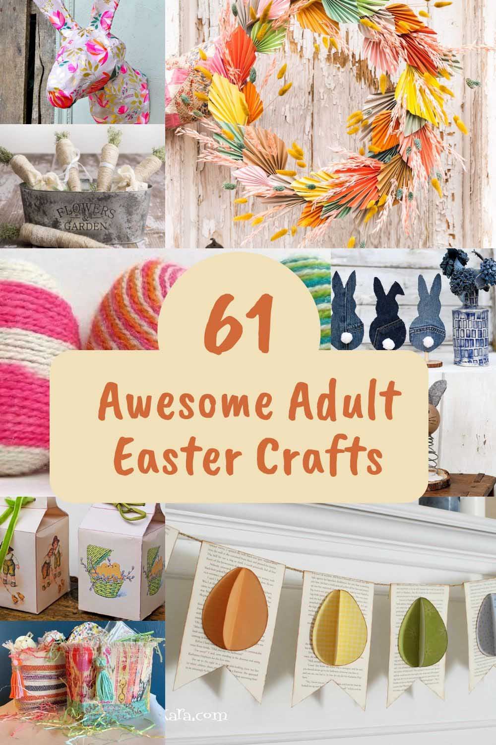 Adult Crafts: 40 Easy Art and Craft Ideas for Adults