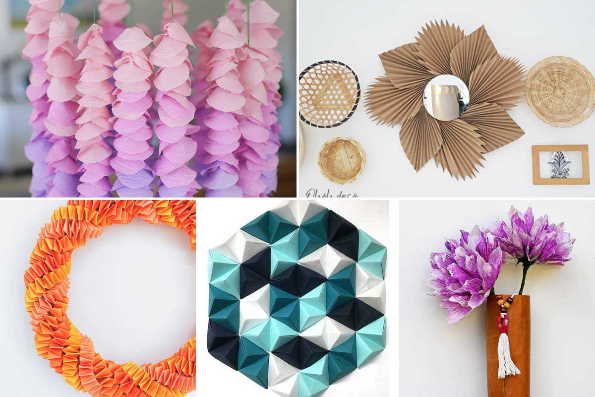 45 Charming Paper Crafts For Home Decor to Brighten Your Space ...