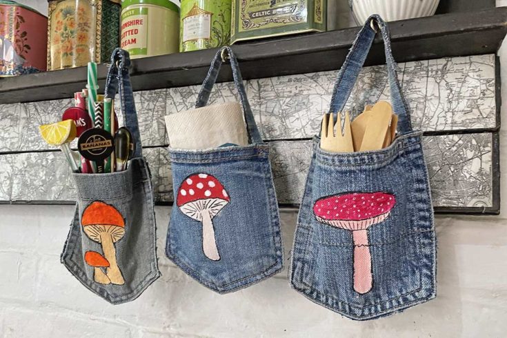 35 Creative DIY Craft Ideas For What to Do With Old Jeans