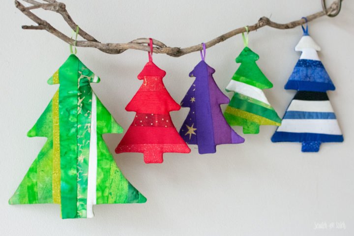 DIY Fabric Tree Decoration for Christmas • Heather Handmade