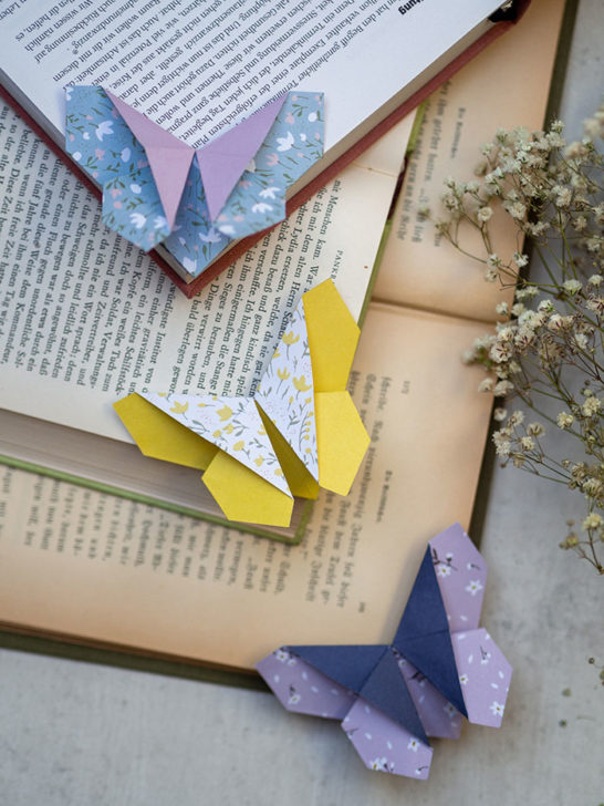 50 Unique DIY Bookmark Ideas: Designs for Every Reader - Pillar Box Blue