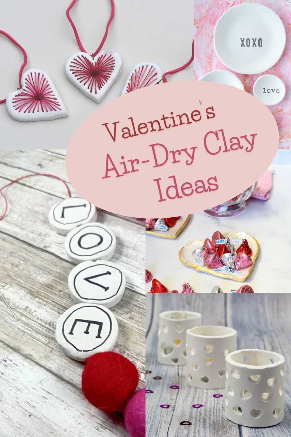 air dry clay valentine's craft ideas