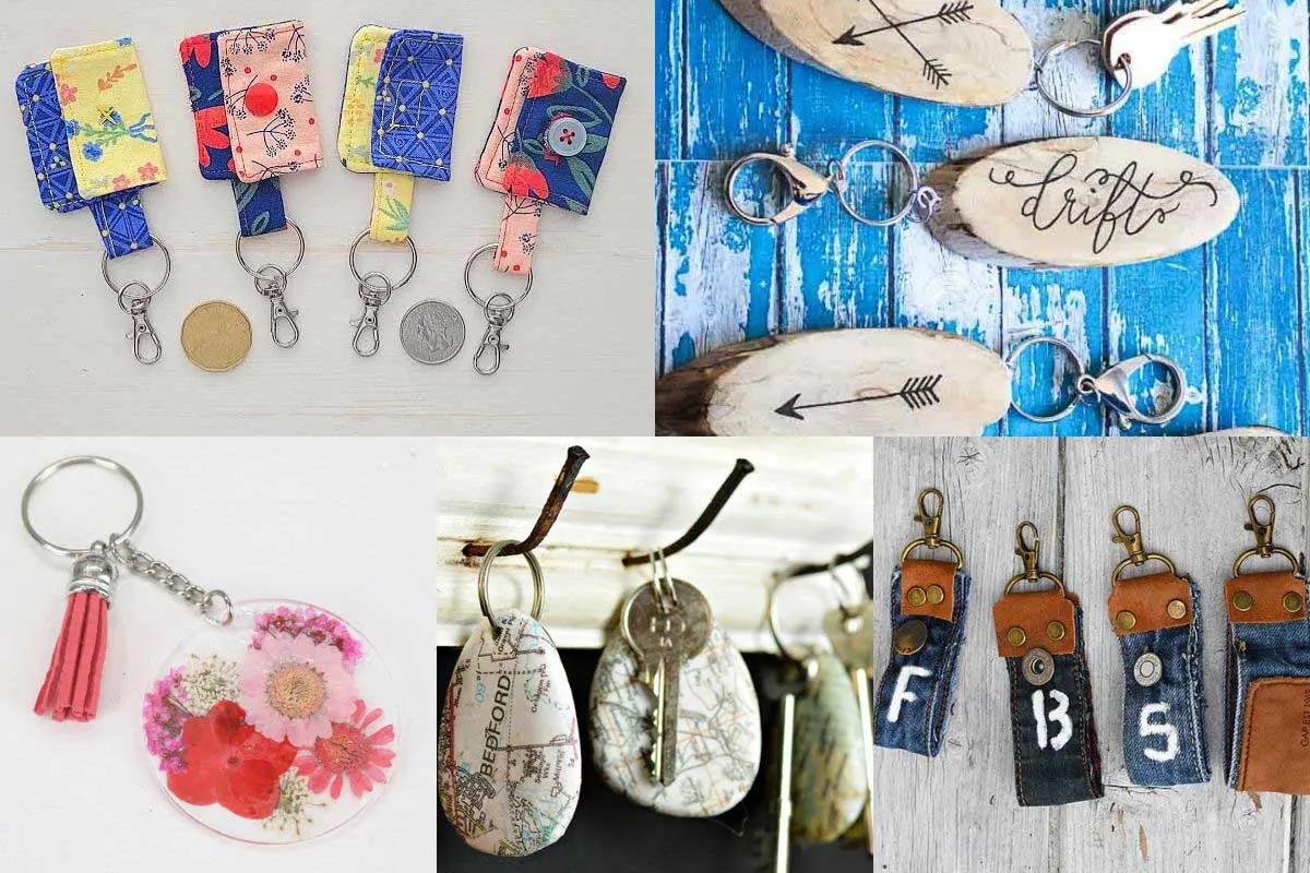 diy keychain ideas collage